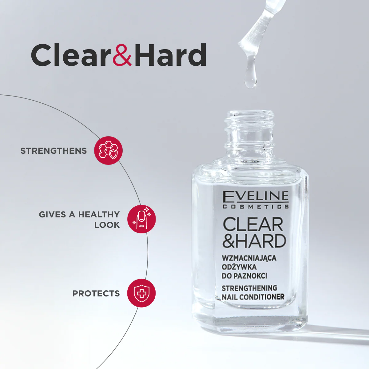 Clear&Hard Strengthening nail conditioner - Image 2