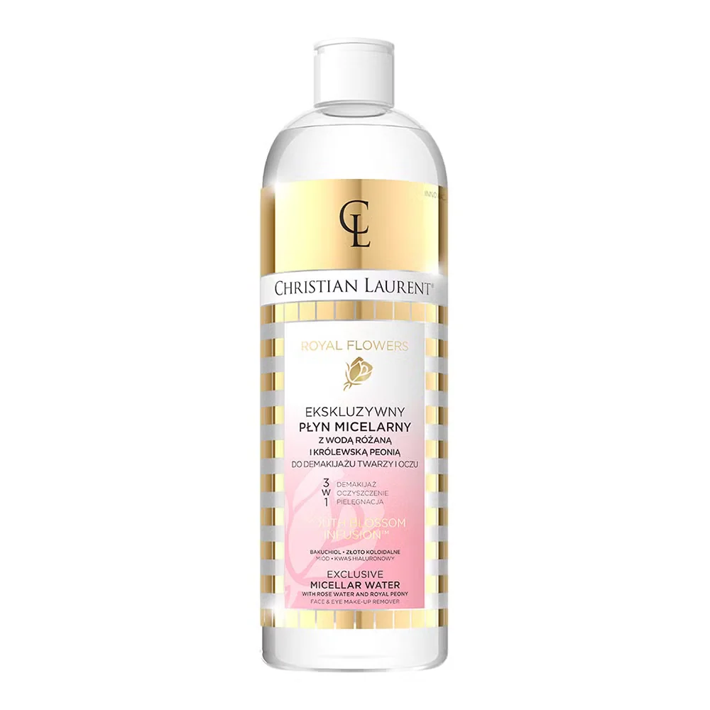 Exclusive micellar water with rose water and royal peony