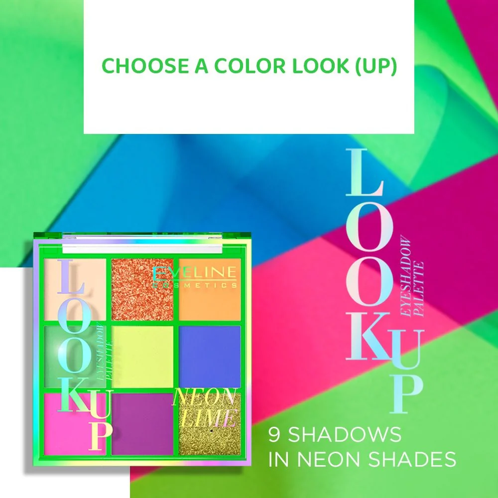 Neon Lime palette of 9 eyeshadows - Image 3