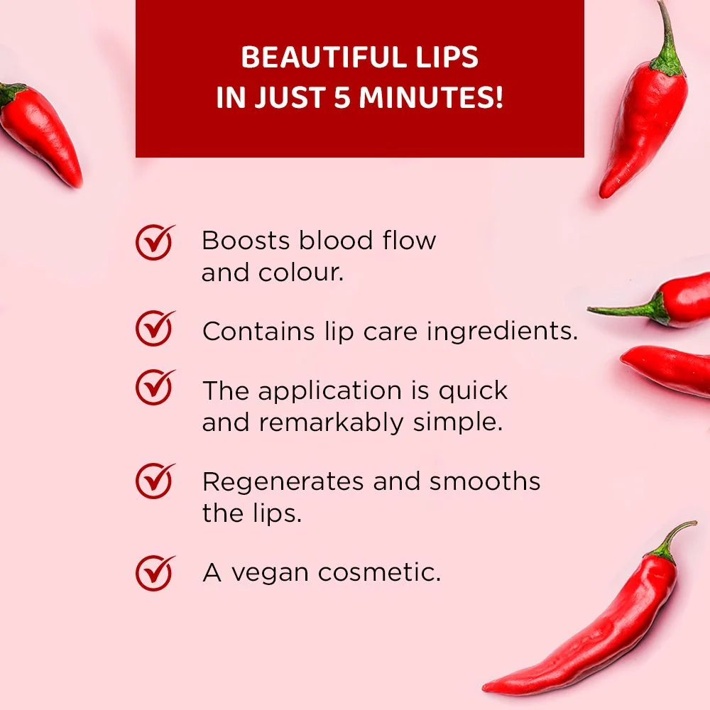 Plumping Lip Gloss with with hyaluronic acid and chili - Image 4