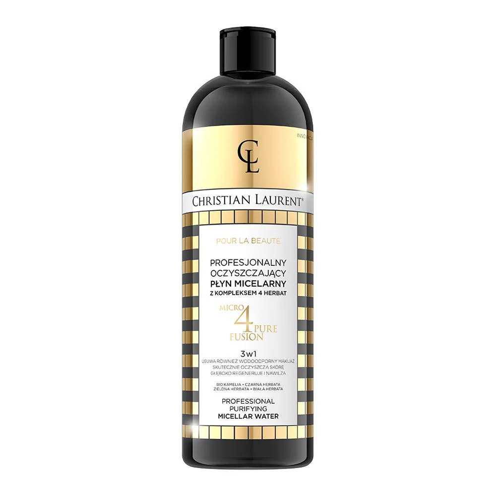 Professional cleansing micellar water with a complex of 4 teas 3in1