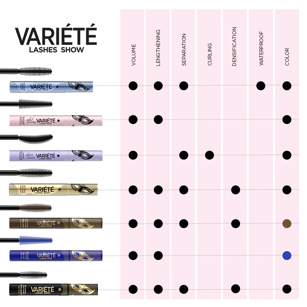 Thickening and lengthening mascara, brown - Image 9